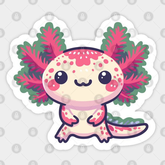 Cute Axolotl Sticker by dinokate